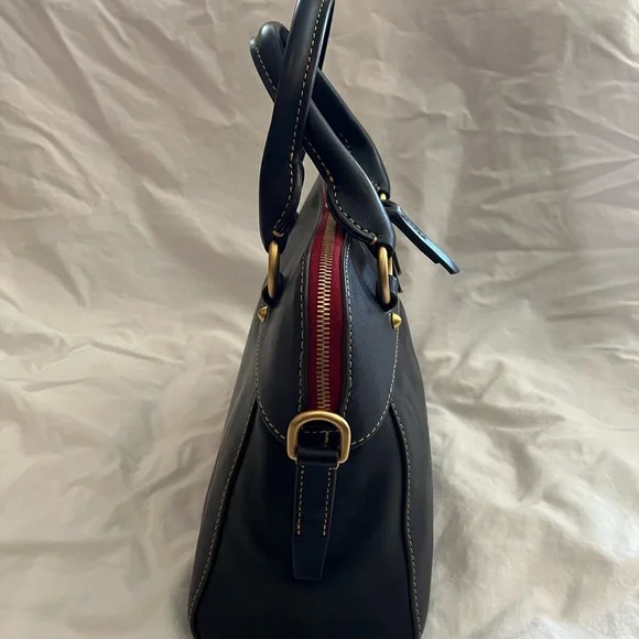 Dooney and Bourke Florentine Cameron satchel - Navy - Picture 7 of 11